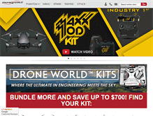 Tablet Screenshot of drone-world.com